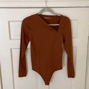 Asymmetrical Abercrombie Bodysuit